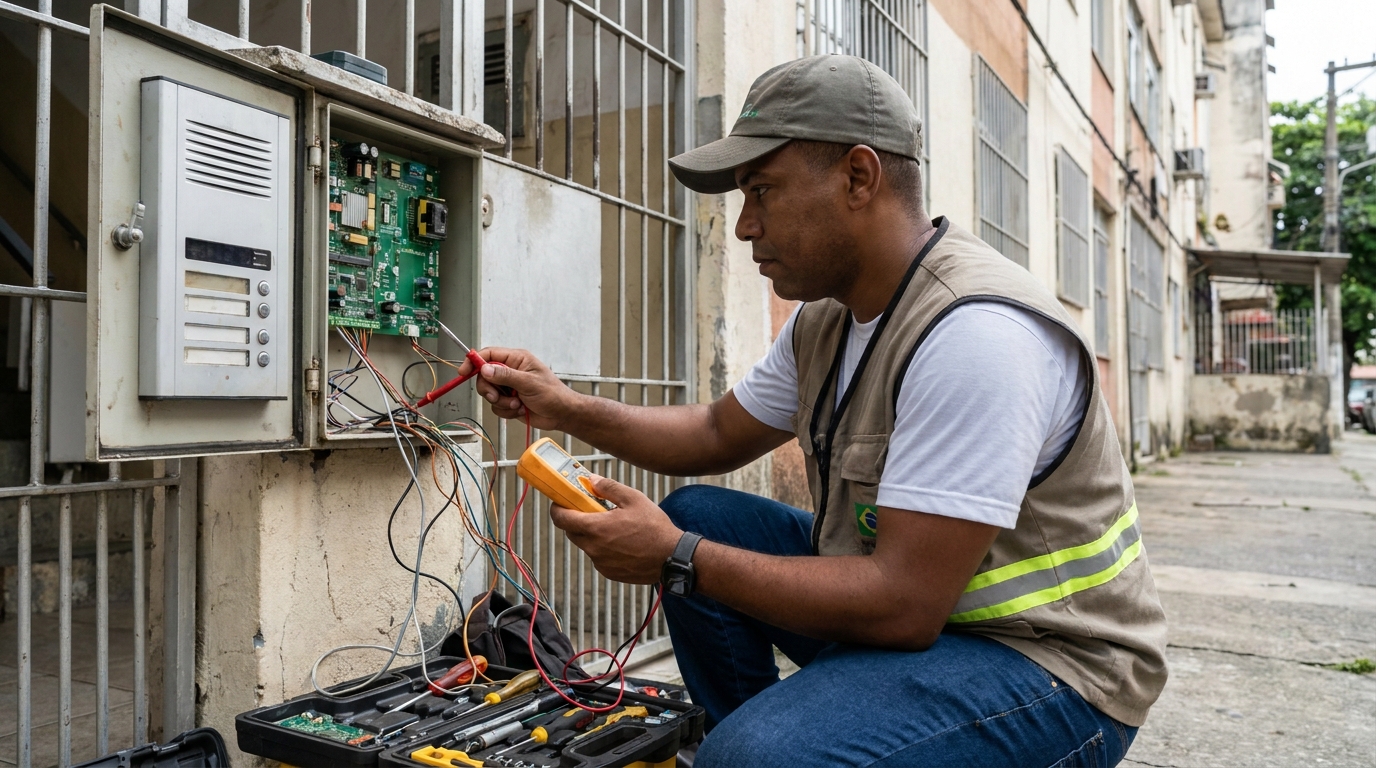 Reparo de Placa e Campainha em Praia Grande‑SP