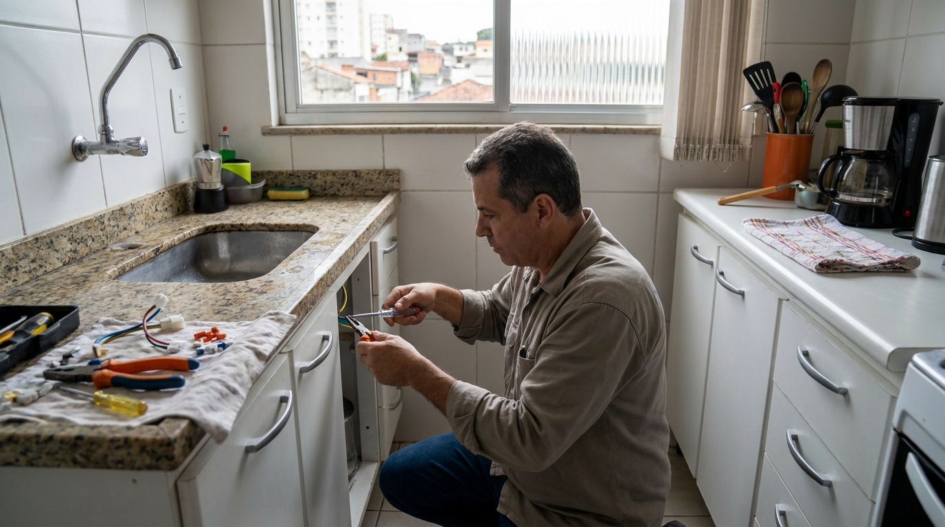 Troca de Torneira Elétrica em Praia Grande‑SP